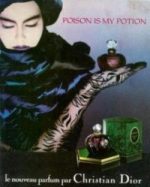 1984 ad from a fashion magazine for Poison by Dior
